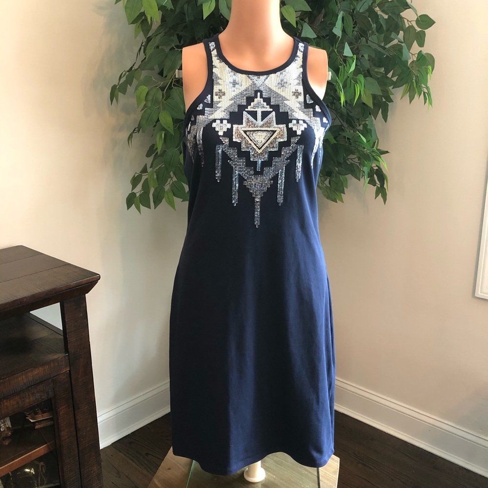 Express Jersey sequins dress - Picture 1 of 3